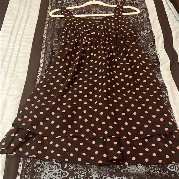 MAURICES Women’s Brown Polka Dot Dress, size small - Picture 1 of 8